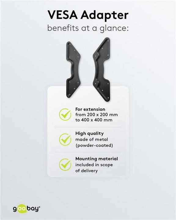 Produktbild Goobay Vesa Adapter (Adapter- / Montageplatten)