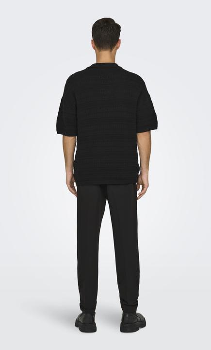 Actual product image Only & Sons Onsgrayson Ds 5 Chochet Polo Knit (L)