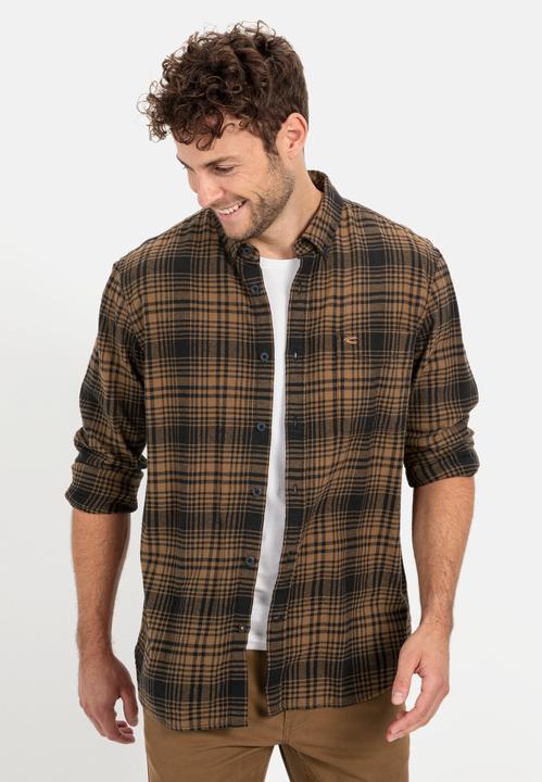 Immagine prodotto Camel Active Camicia a maniche lunghe con motivo a scacchi (L)