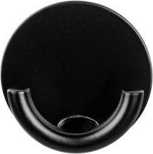 Produktbild Wenko Wandhaken Mod. Rondo Schwarz selbstklebend, Edelstahl rostfrei