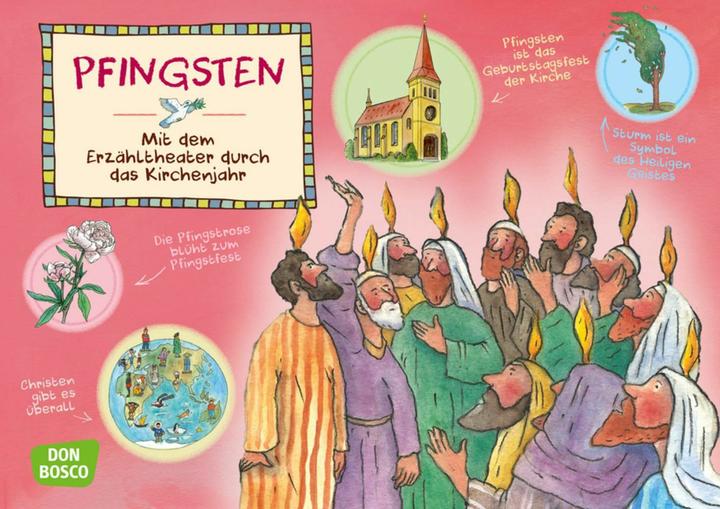Image du produit Hebert:Pfingsten. Kamishibai Bildkarten (Allemand, Gesa Rensmann, Gertraud Funke, Esther Hebert, 2018)