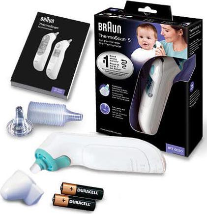 Produktbild Braun ThermoScan 5 IRT 6020 inklusive Schutzkappen (Ohr)