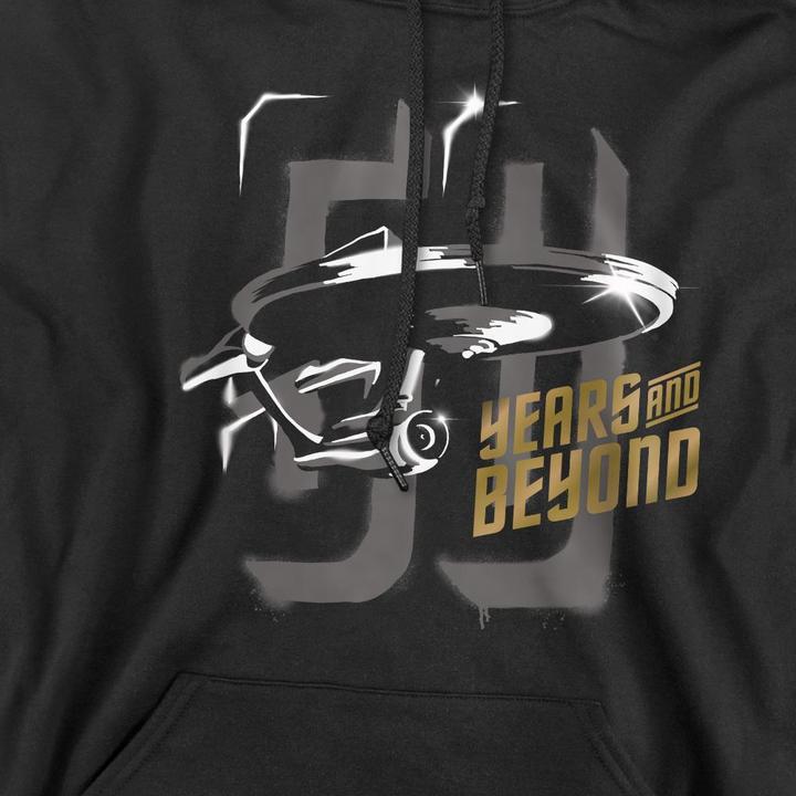 Immagine prodotto Star Trek Beyond 50 Years & Beyond Felpa con Cappuccio Uomo (XL)