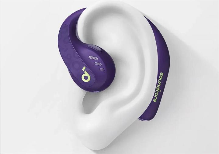 Produktbild soundcore AeroFit Pro Fioletowe (ANC, 14 h, Kabellos)