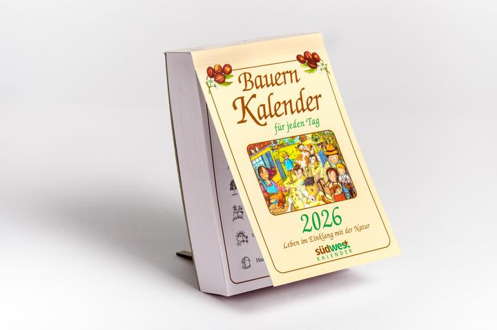 Actual product image Farmer's calendar for every day 2026 - Living in harmony with nature - daily tear-off calendar for (Hardcover, German)