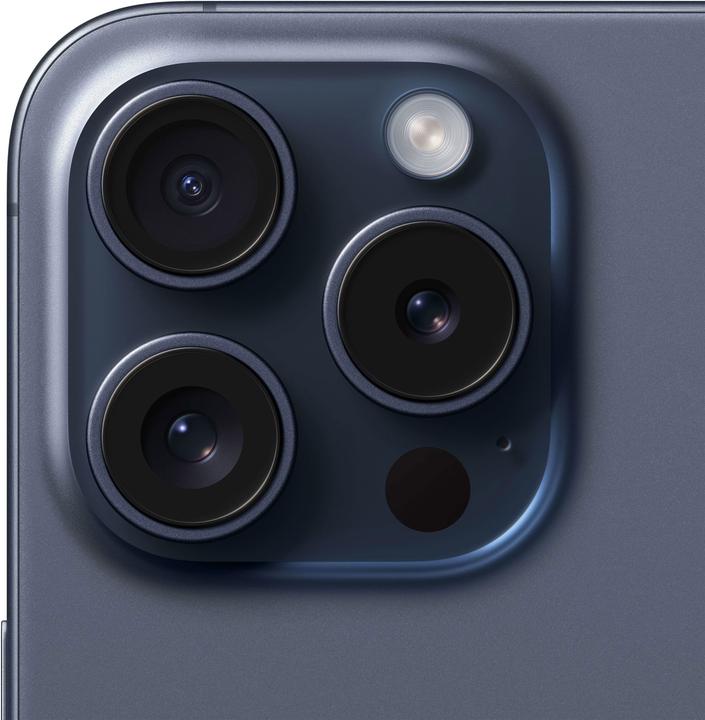 Actual product image Apple iPhone 15 Pro (128 GB, Blue Titanium, 6.10", SIM + eSIM, 48 Mpx, 5G)