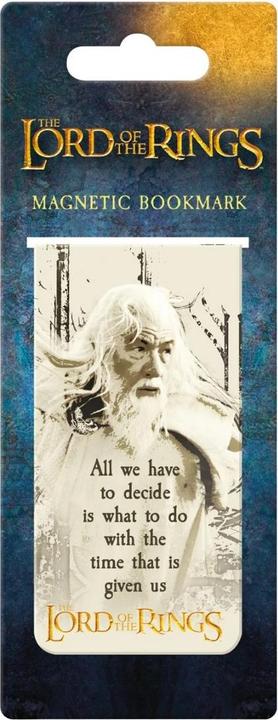 Actual product image Lord of the rings Gandalf Magnetic Bookmark