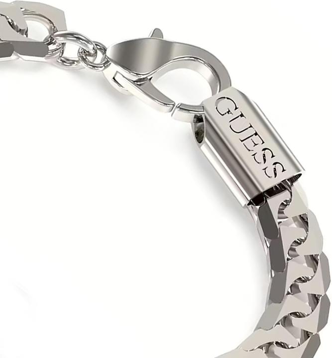 Immagine prodotto Guess Bracciale BR da 6 mm in fibra di carbonio e smalto (19 cm, Acciaio inossidabile)