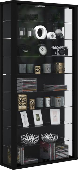Actual product image VCM Collection wall display case wood glass Vitrosa Maxi (59 x 18 x 114 cm)