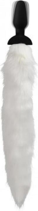 Actual product image Tailz Vibrierender Analplug mit Fox Tail Weiss