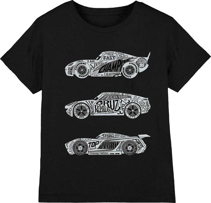 Disney Cars Text Racers TShirt Mädchen