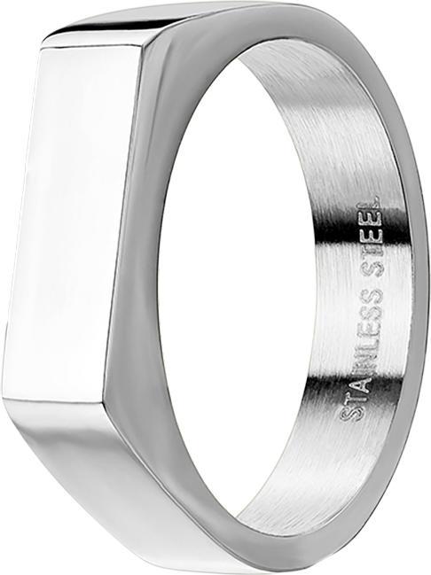Star Piercing Ring silber Quadrat flach dünn (Chirurgenstahl 316L, ohne Messing)