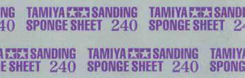 Actual product image Tamiya Abrasive sponge 240 grit 3