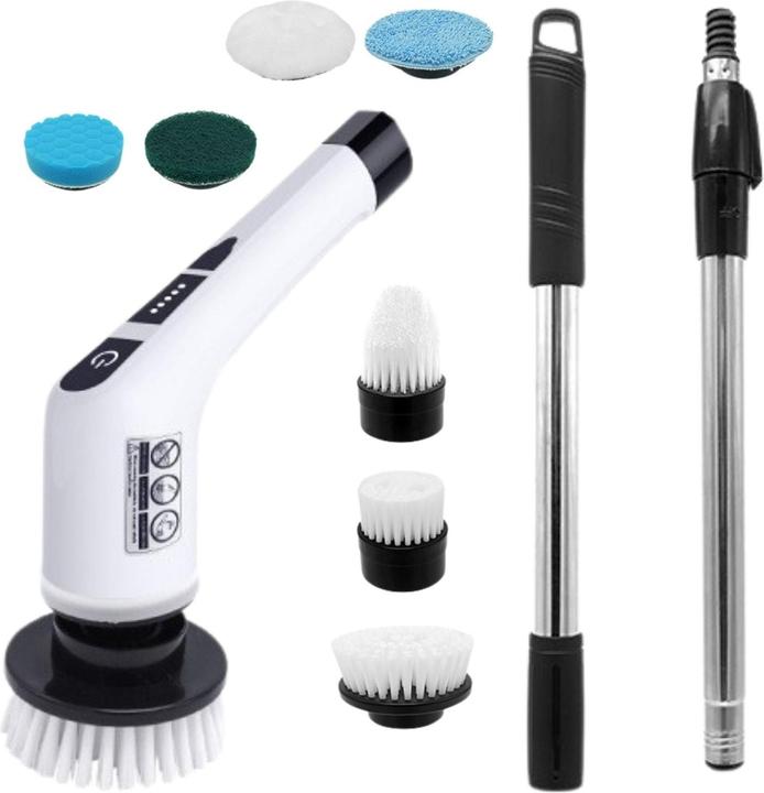 Immagine prodotto Hermex 7in1 Elektrische Reinigungsbürste Schrubber Reinigungswerkzeug Bürste Scrubber (1 pz.)