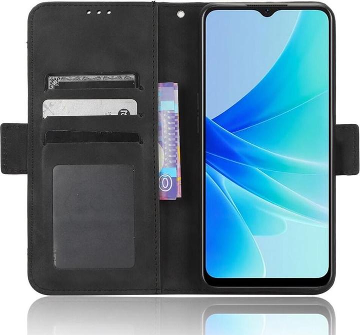 Produktbild Cover-Discount OPPO A57s - Etui mit vielen Kartenfächer schwarz (Oppo A57s)