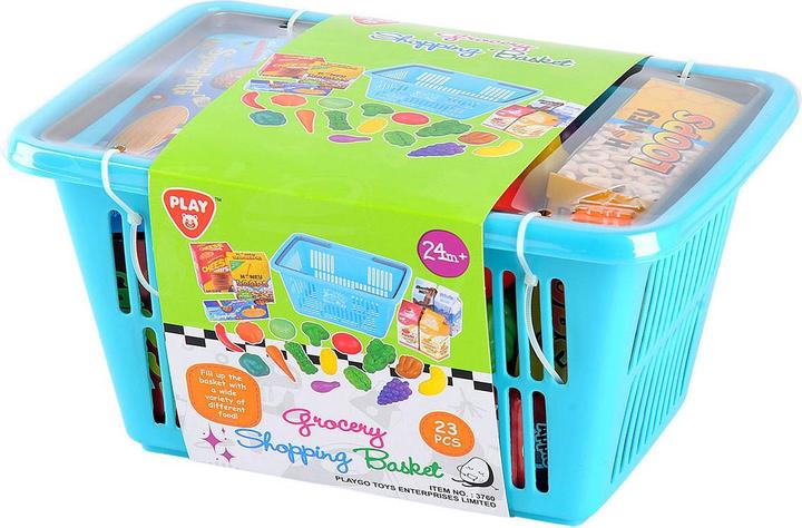 Image du produit Play Panier d'épicerie Set de jeu, 23 pièces.