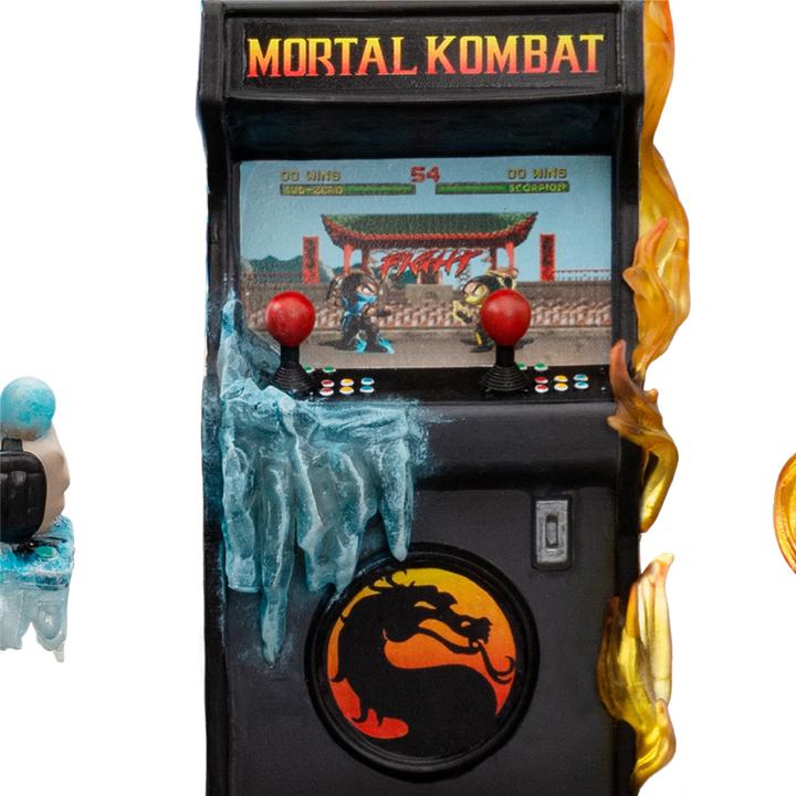 Produktbild Iron Studios Mortal Kombat Mini Co. PVC Figuren Scorpion vs. Subzero Arcade Set 15 cm