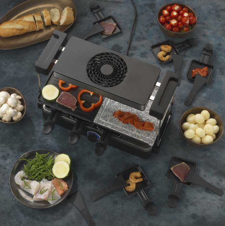 Actual product image Trebs Racletteofen mit Dunstabzug und Steinplatte