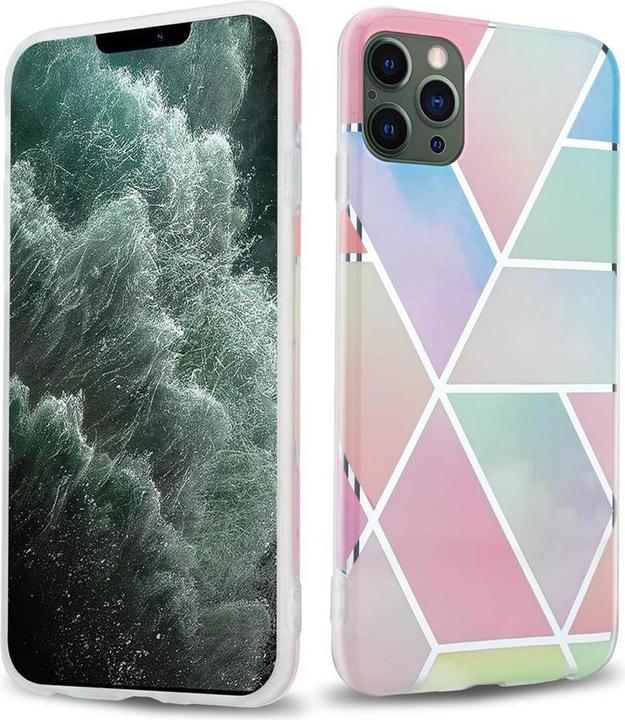 Image du produit Cadorabo Couverture IMD TPU Marbre coloré (Apple iPhone 12 Pro Max)