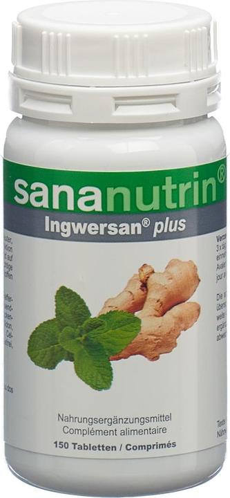 Produktbild Sananutrin Ingwersan plus Tablette (150 Stück, Tabletten, 110 g)