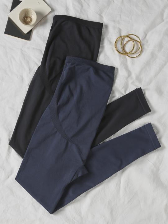 Immagine prodotto Envie de Fraise Confezione da 2 leggings premaman senza cuciture Oeko-Tex (W36/L38)