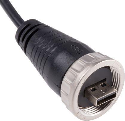 Image du produit Rs Pro USB-A Metal C4 Cable + USBA plug (2.10 m, USB 2.0)