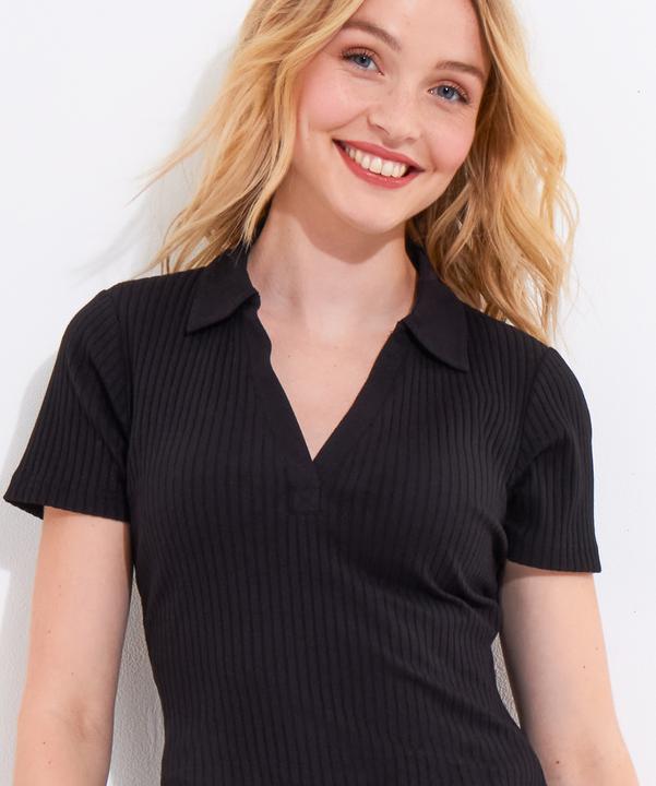 Actual product image Joe Browns Retro Ribbed Slim Polo Shirt (42)
