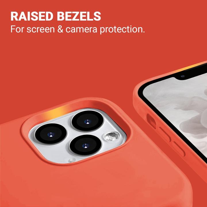 Productafbeelding Crong Color Cover - beschermhoes voor iPhone 13 Pro (koraal) (Apple iPhone 13 Pro)