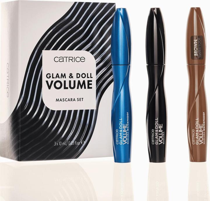 Produktbild Catrice Glam & Doll Volume Mascara Set (Schwarz, Braun, 3 Rose And Shine)