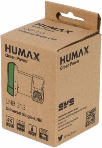 Produktbild Humax Green Power LNB Wetterschutztülle, LTE-Filter geringe Stromaufnahme (Single LNB)