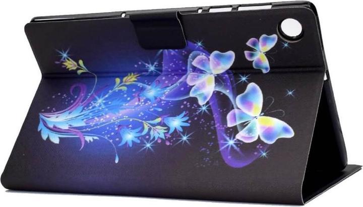 Actual product image Cover-Discount Galaxy Tab A9+ - Protective cover butterfly purple (Galaxy Tab A9+)