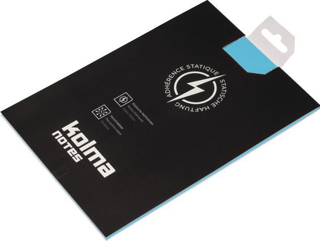 Produktbild Kolma Haftnotizen Notes A5 statisch haftend blau (148 x 210 mm)