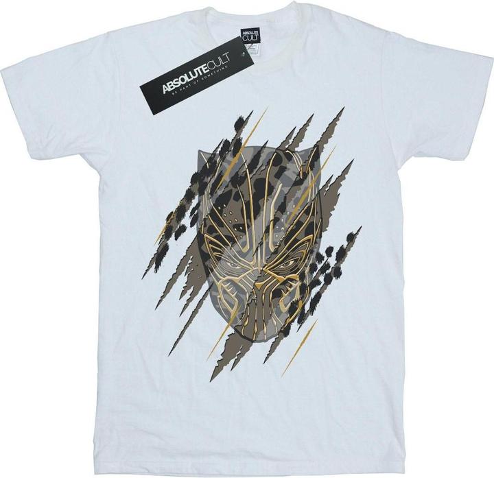 Jungen Black Panther Gold Head TShirt
