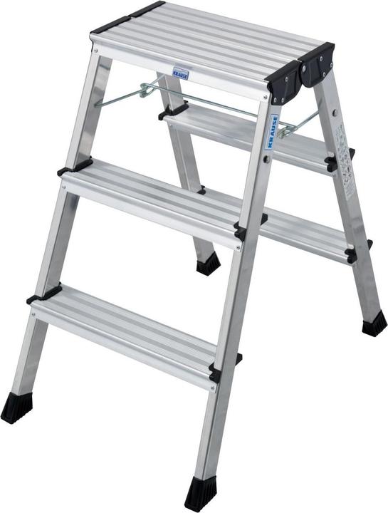 Krause Aluminium Doppel-Klapptritt kl (Klapptritt, 75 cm)