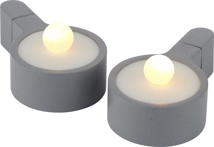 Image du produit Sirius Photophores LED Amalia 2 pièces, Gris (2 x)