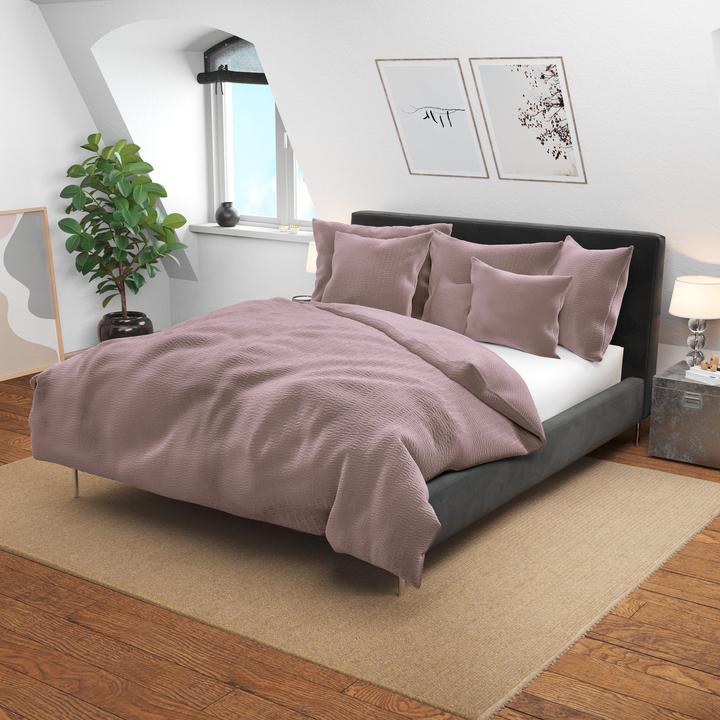 Image du produit Lotus Bettwaren Satin seersucker (Housse de couette, 200 x 210 cm)