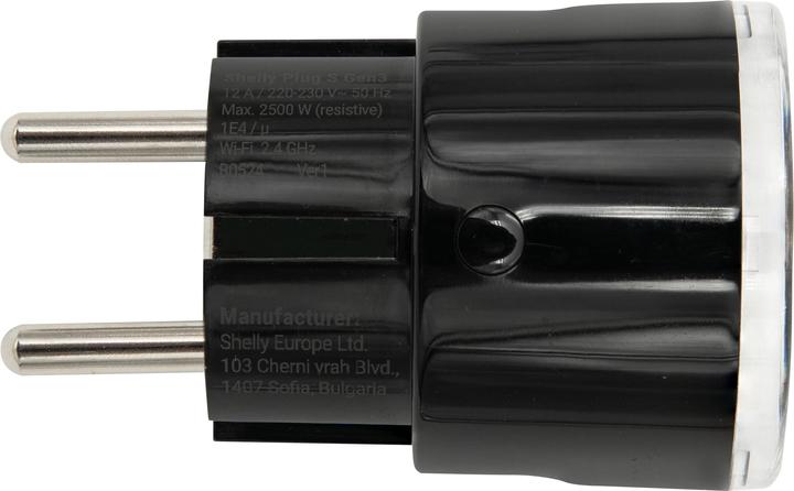 Image du produit Shelly Plug S MTR Gen3 (Noir)