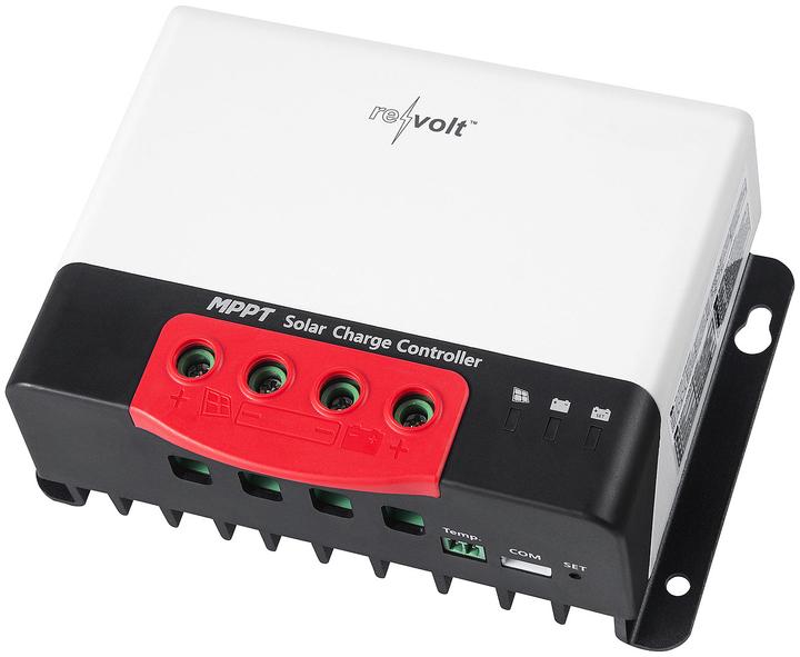 Produktbild Revolt MPPT-Solarladeregler für 12/24 V, bis 20 A / 520 W, Bluetooth und App