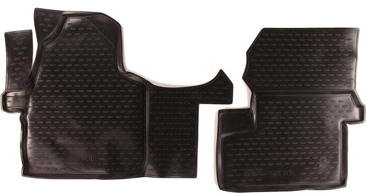Sixtol Rubberen tapijten VOLKSWAGEN Crafter 10/2008->, 2 stuks.