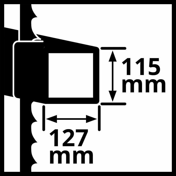 Actual product image Einhell TE-MB 18/127 U Li