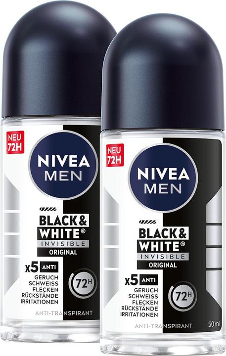 Actual product image NIVEA Black & White Invisible Original (Roll-on, 100 ml)