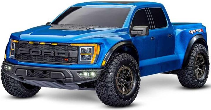 Image du produit Traxxas Ford Raptor-R 4x4 Vxl Bleu 1/10 Pro-Scale Rtr Brushless, Sans Batterie/Chargeur (RTR Prêt à fonctionner)