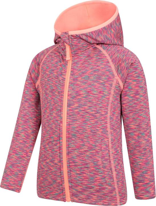 Immagine prodotto Mountain Warehouse Kayleigh II Felpa con Cappuccio e Zip Intera Strisce Bambini (146, 152)