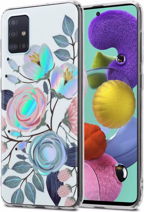 Produktbild Cadorabo IMD TPU Bunte Blumen & Blätter Cover (Samsung Galaxy M40s)