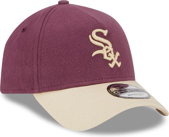 New Era A-Frame 9Forty Cap MOLESKIN Chicago White Sox maroon (One Size)
