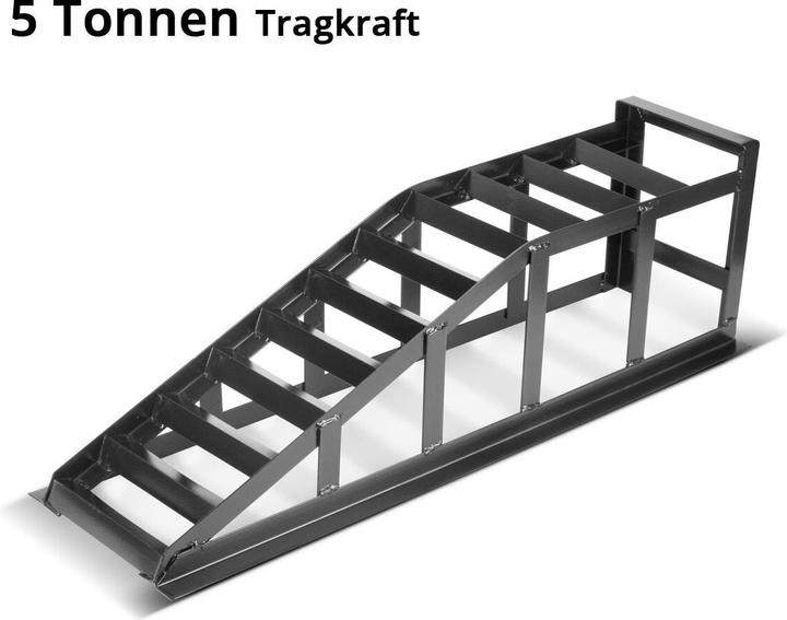 Produktbild Stahlwerk Auffahrrampe GT-14 ST 2er Set mit 2 Tonnen Tragkraft Auffahrbock