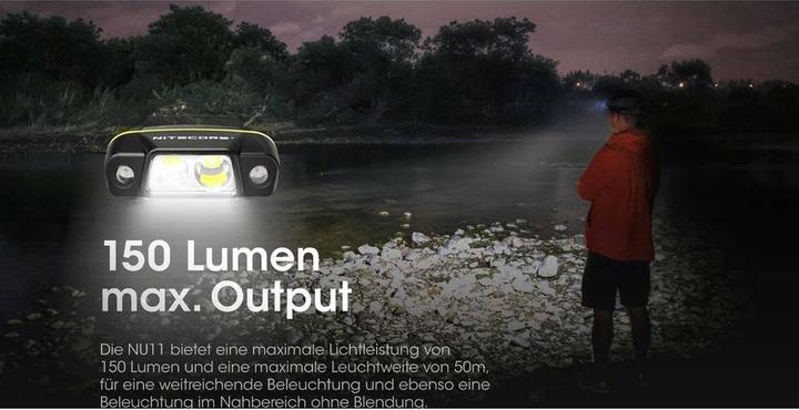 Actual product image Nitecore NU11 (5.02 cm, 150 lm)