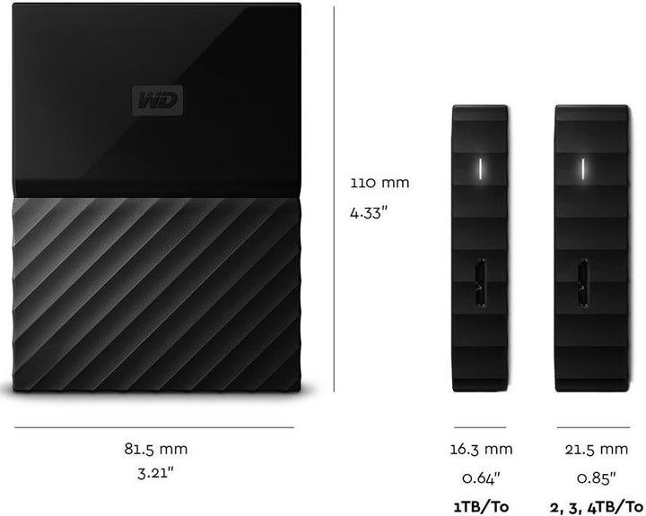 Actual product image WD My Passport Ultra (2 TB)