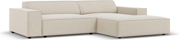 Actual product image Micadoni Velvet Modular Right Corner Sofa, "Jodie", 3 Seats, 224x166x70Made in Europe (Corner sofa)