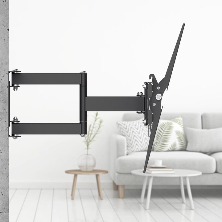 Produktbild Hama FULLMOTION TV Wall Bracket, 5 stars, XL - Befestigungskit (Anschlussplatte, Neig (Wand, 90.31", 75 kg)